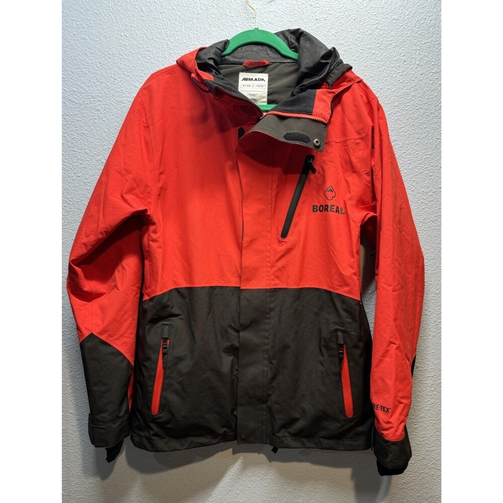 Armada Women’s Ski Jacket Small Red Hooded Gore-Tex RECCO Winter Snow Shell